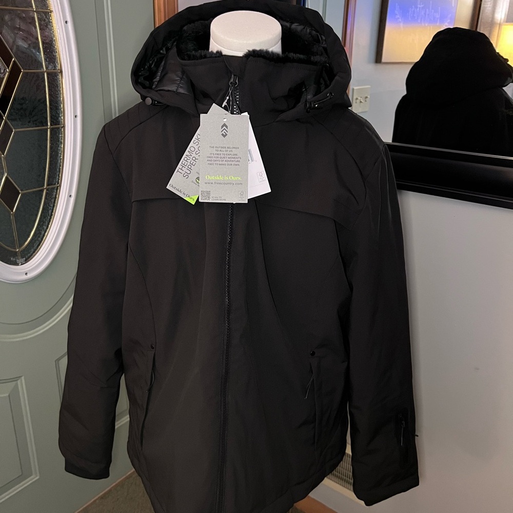 Free Country Black Ski Jacket